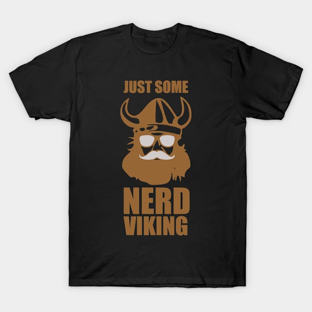 Nur ein Nerd Wikinger Norwegen T-Shirt by schuhboutique-finke